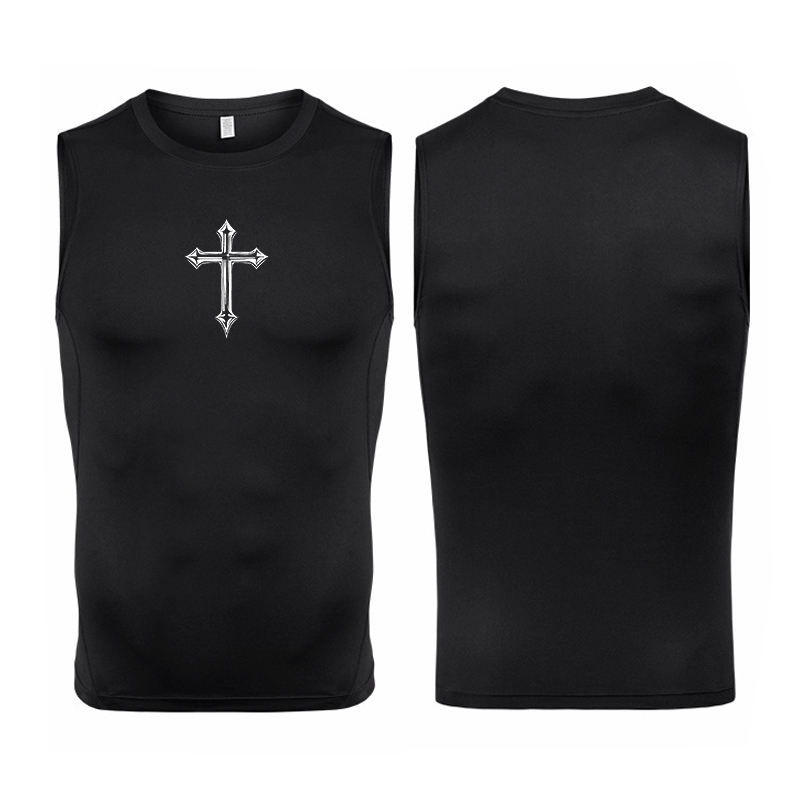 Crossfit Vest - Camicia a compressione senza maniche con